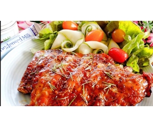 Thịt heo nướng mật ong